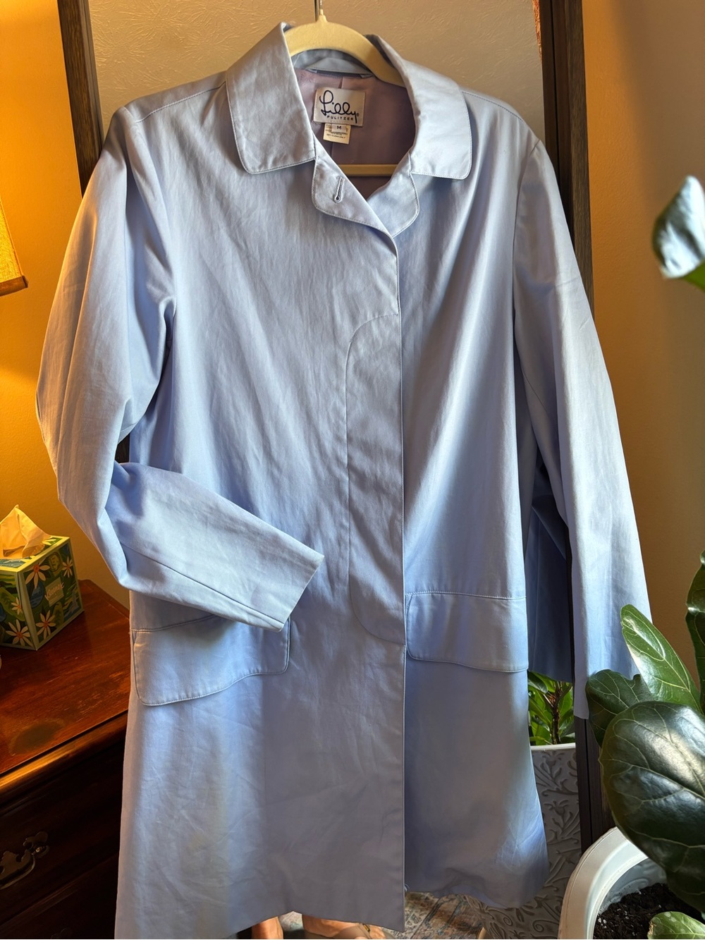 Lilly Pulitzer Light Lavender Button-Up Jacket